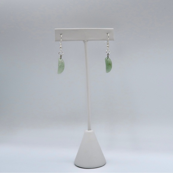 FLUORITE CRESCENT EARRINGS - Picture 3 of 5